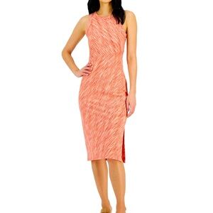 INC International Concepts Women's Ribbed Midi Dress